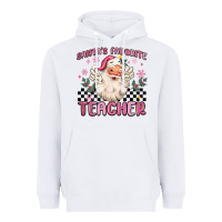 White santa's favorite teacher Heavyweight Hoodie - MaliasSmallBusiness