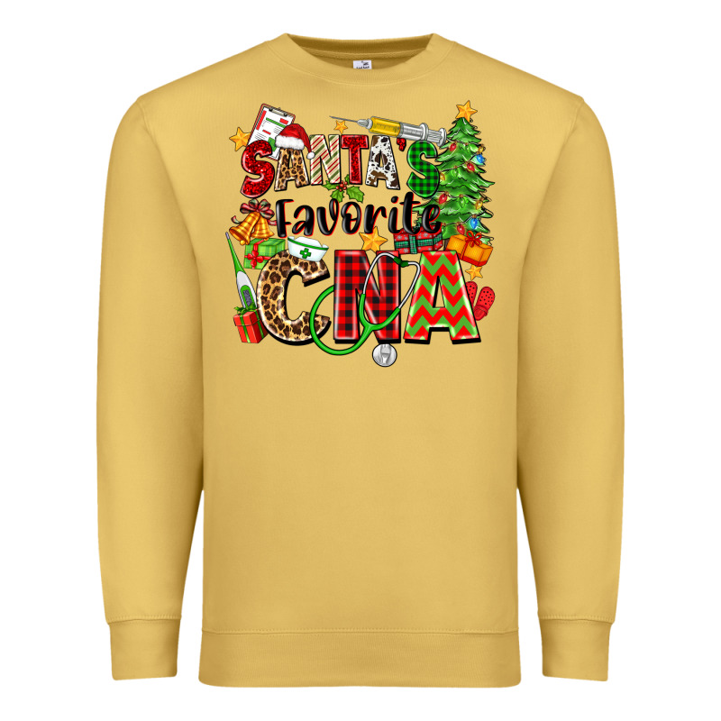 Santa's Favorite Cna Premium Sweatshirt by Zillion Design Studio | Teevron