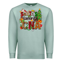 Seafoam santa's favorite cna Premium Sweatshirt - Zillion Design Studio