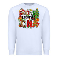 White santa's favorite cna Premium Sweatshirt - Zillion Design Studio