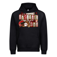Black it's a baseball kinda day Urban Hoodie - Jasminsmagicworld