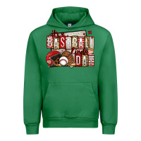 Emerald it's a baseball kinda day Urban Hoodie - Jasminsmagicworld
