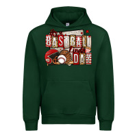 Forest Green it's a baseball kinda day Urban Hoodie - Jasminsmagicworld