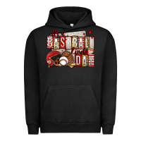Pigment Black it's a baseball kinda day Urban Hoodie - Jasminsmagicworld