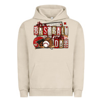 Pigment French Oak it's a baseball kinda day Urban Hoodie - Jasminsmagicworld