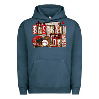 Pigment Midnight Navy it's a baseball kinda day Urban Hoodie - Jasminsmagicworld