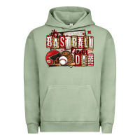 Pigment Oil Green it's a baseball kinda day Urban Hoodie - Jasminsmagicworld