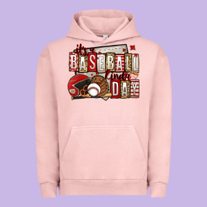 It's A Baseball Kinda Day Urban Hoodie Designed By Jasminsmagicworld