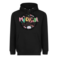 Black medical assistant nurse Heavyweight Hoodie - MaliasSmallBusiness