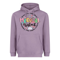 Lavender medical assistant nurse Heavyweight Hoodie - MaliasSmallBusiness
