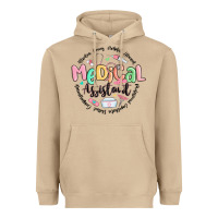 Mushroom medical assistant nurse Heavyweight Hoodie - MaliasSmallBusiness