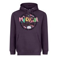 Plum medical assistant nurse Heavyweight Hoodie - MaliasSmallBusiness