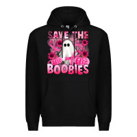 Black save the boobies Premium Hoodie - Artiststas