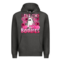 Charcoal Heather save the boobies Premium Hoodie - Artiststas