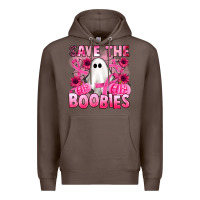 Coffee save the boobies Premium Hoodie - Artiststas