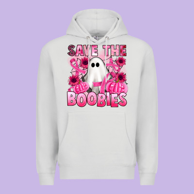 Save The Boobies Premium Hoodie Designed By Artiststas