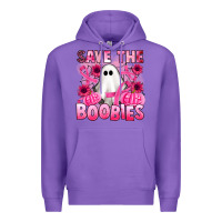 Purple save the boobies Premium Hoodie - Artiststas