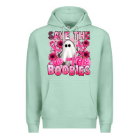 Seafoam save the boobies Premium Hoodie - Artiststas