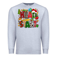 Heather Grey head start christmas Premium Sweatshirt - Zillion Design Studio