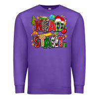 Purple head start christmas Premium Sweatshirt - Zillion Design Studio