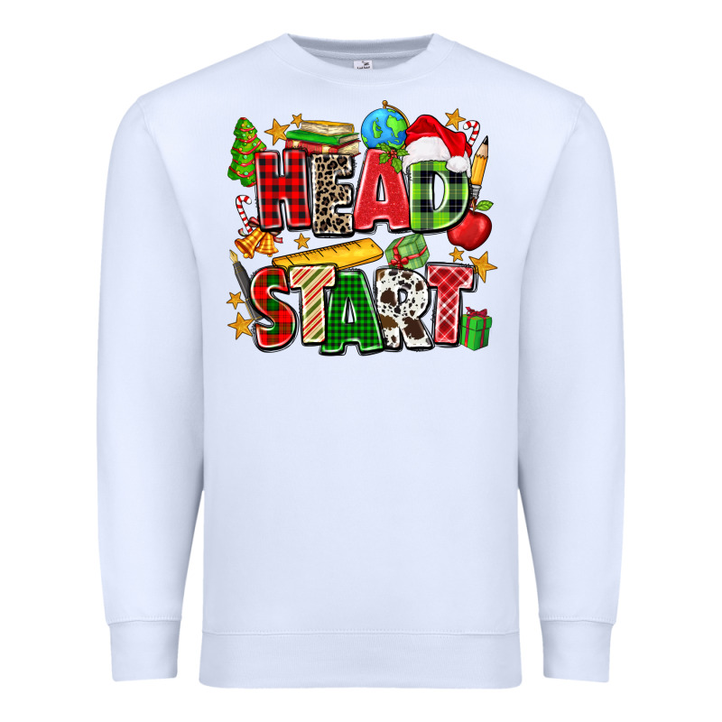 Head Start Christmas Premium Sweatshirt by Zillion Design Studio | Teevron