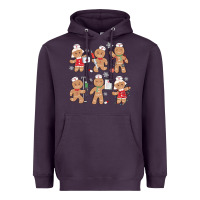 Plum nurse gingerbread Heavyweight Hoodie - MaliasSmallBusiness