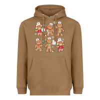 Toasted Coconut nurse gingerbread Heavyweight Hoodie - MaliasSmallBusiness