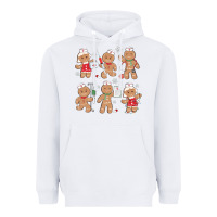 White nurse gingerbread Heavyweight Hoodie - MaliasSmallBusiness