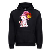 Black winter pink snowman Urban Hoodie - AdoDesignShop