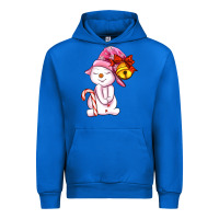 Cobalt winter pink snowman Urban Hoodie - AdoDesignShop