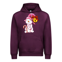 Mauve Wine winter pink snowman Urban Hoodie - AdoDesignShop