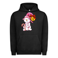Pigment Black winter pink snowman Urban Hoodie - AdoDesignShop
