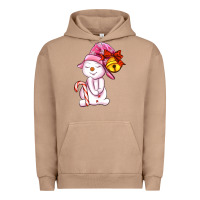 Pigment Burro winter pink snowman Urban Hoodie - AdoDesignShop