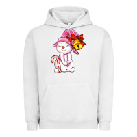 Pigment Lunar Rock winter pink snowman Urban Hoodie - AdoDesignShop