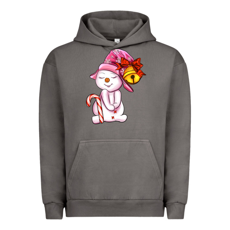 Winter Pink Snowman Urban Hoodie by AdoDesignShop | Teevron