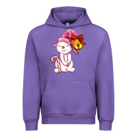 Tulip winter pink snowman Urban Hoodie - AdoDesignShop