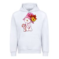 White winter pink snowman Urban Hoodie - AdoDesignShop