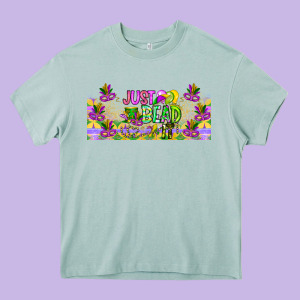 Just Bead Heavy Core Tee Designed By Cowhidedigitalart