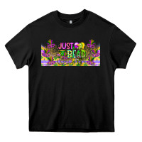 Black Just Bead Heavy Core Tee - CowhideDigitalArt