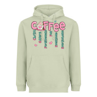 Matcha coffee and christ Heavyweight Hoodie - MaliasSmallBusiness