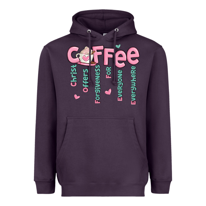 Coffee And Christ Heavyweight Hoodie by MaliasSmallBusiness | Teevron
