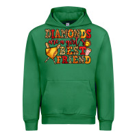 Emerald diamonds are a girl's best friend softball Urban Hoodie - Jasminsmagicworld