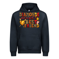 Navy diamonds are a girl's best friend softball Urban Hoodie - Jasminsmagicworld