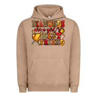 Pigment Burro diamonds are a girl's best friend softball Urban Hoodie - Jasminsmagicworld