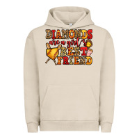 Pigment French Oak diamonds are a girl's best friend softball Urban Hoodie - Jasminsmagicworld
