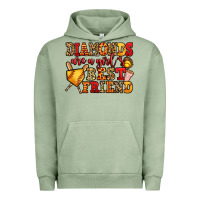 Pigment Oil Green diamonds are a girl's best friend softball Urban Hoodie - Jasminsmagicworld