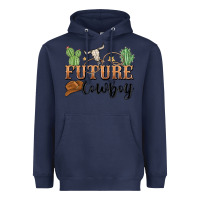 Navy future cowboy Heavyweight Hoodie - MaliasSmallBusiness