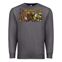Charcoal Heather army mom Premium Sweatshirt - texasbilliewilder
