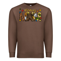 Chestnut army mom Premium Sweatshirt - texasbilliewilder