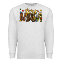 Oatmeal Heather army mom Premium Sweatshirt - texasbilliewilder